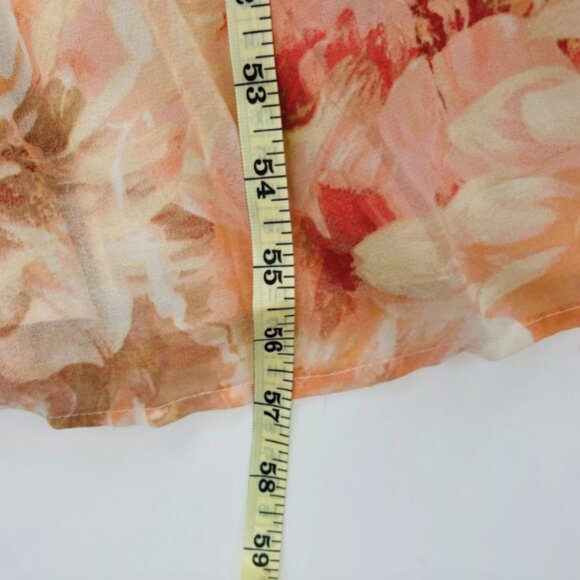 Lulus Make Me Blush Peach Floral Print Tiered Maxi Dress - Picture 10 of 12